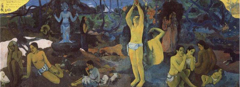 Paul Gauguin We come from who we are where we are China oil painting art